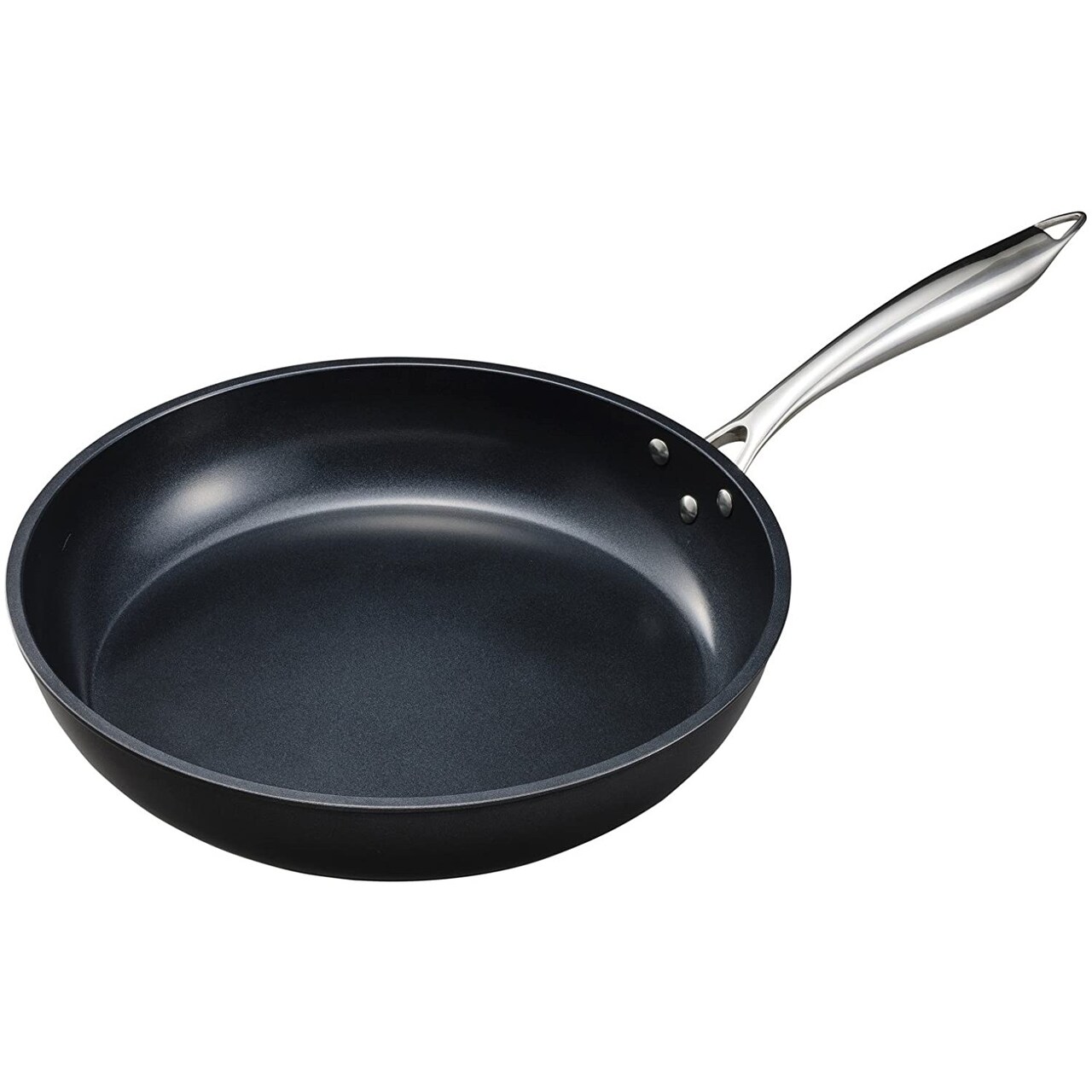 Kyocera Ceramic Nonstick Fry Pan, 12 inch, Black Ceramic Coated